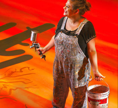 Riverside Theatre scenic artist called ‘a rock star’
