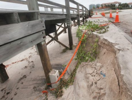 Hurricane Sandy causes big loss of sand