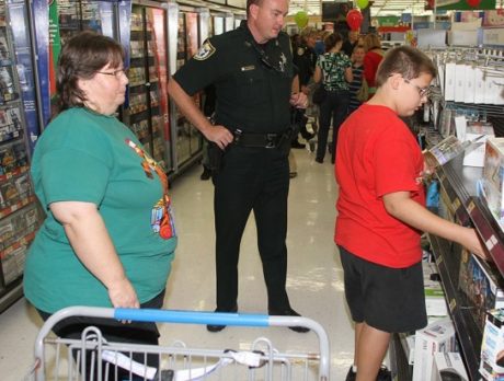 “Shop with a cop” at Vero Beach Walmart