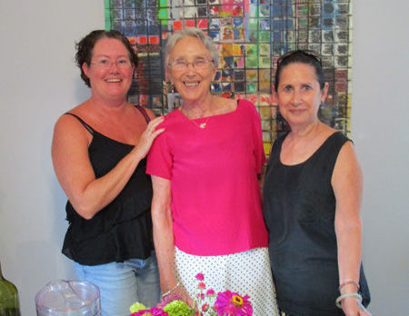 Artist’s gather for opening of Red Door Gallery