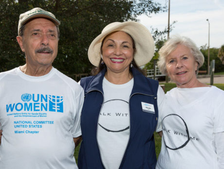 International Women’s Day marked at walking event
