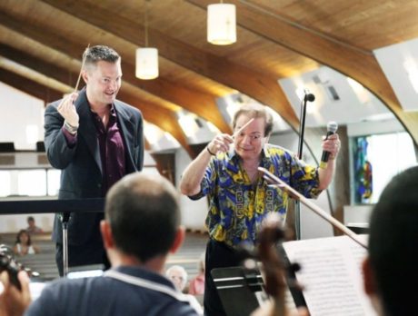 Maestro hands the baton to local music directors
