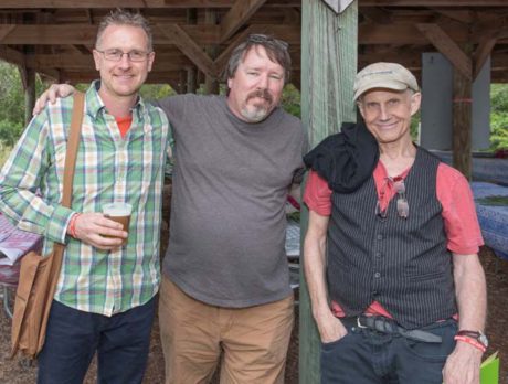 Verse with a male accent at Poetry & BBQ event