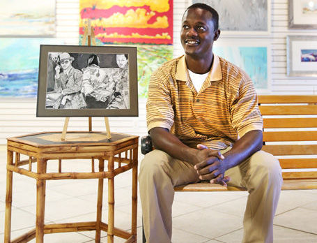Homeless artist has impressive past