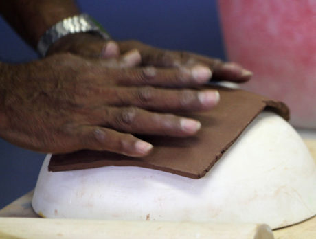 Pottery demonstration