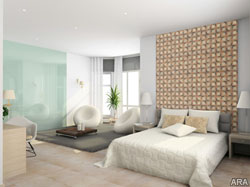 The master material: Unexpected uses for ceramic tile in the master suite