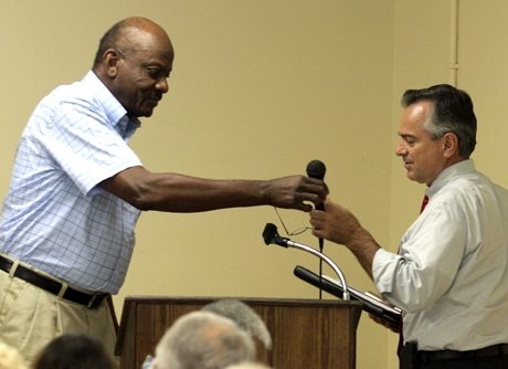 Tony Donadio courts Democratic votes in commission race