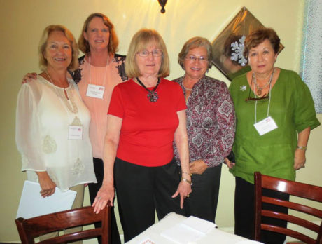 Newly installed officers at Democratic Women’s Club