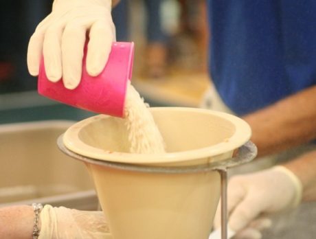 Packaging 100,000 nutritious meals for hungry children
