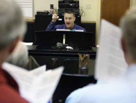 All-male choral ensemble mixes singing and beer