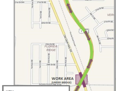 Driver damages Old Dixie-US 1 overpass, faces charges