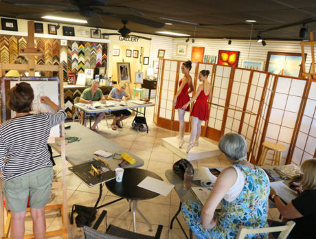 Ballet meets art in downtown Vero