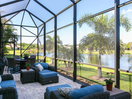 Indoor-outdoor living maximized in this elegant home