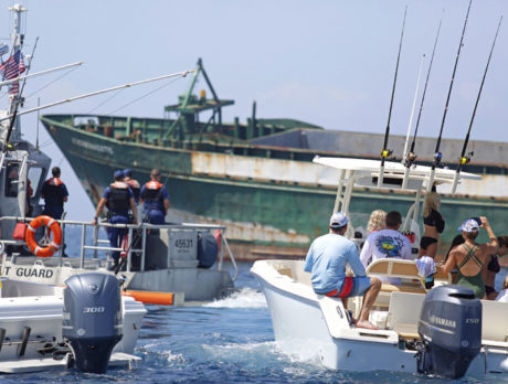 ‘We sank a pirate ship!’ Freighter becomes artificial reef