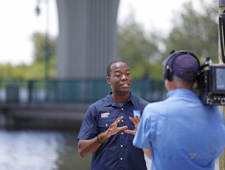 Weather Channel talks to Riverside Cafe about preps for Dorian