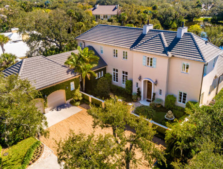 European-style lakeside estate is both grand and welcoming