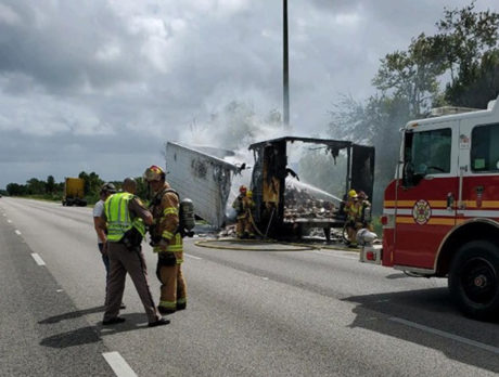 I-95 reopens between Sebastian, Vero after tractor-trailer fire