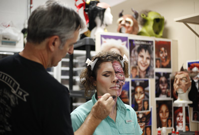 Makeup maestro puts best theatrical faces forward