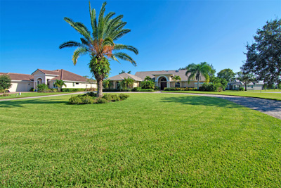 Spacious Ashley Lakes home also includes a generous yard