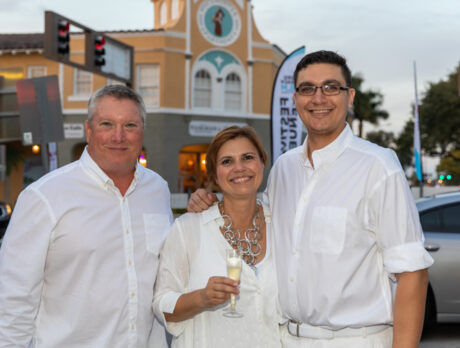 Movie and groovin’ at posh ‘Cinema de la Mer’ party