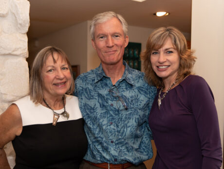 Enjoying ‘Collages’ and cocktails at Stouthouse fundraiser