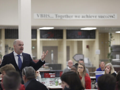 New superintendent impresses high school teachers and staff