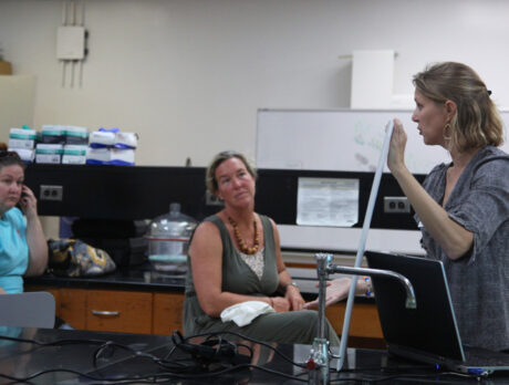 ORCA recruits students, parents and retirees to help with lagoon research projects