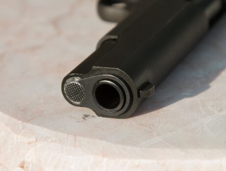 Man suspected of pointing gun at woman during argument
