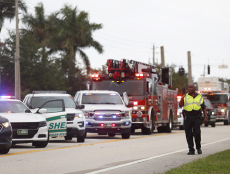 Photos – Sirens support healthcare workers