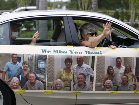 Memories: Drive-up visits, photos amid virus touch residents at care facility
