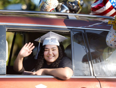 Schools’ ‘Drive-by, Say Hi’ pep rally gets classy reception