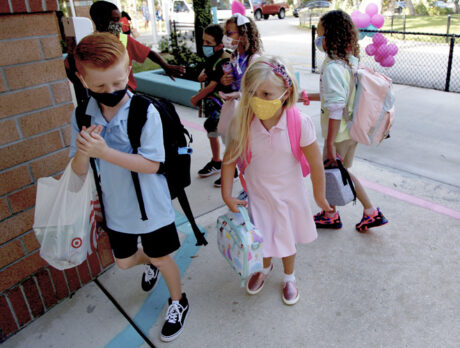 Parents nervous, kids excited as  Beachland welcomes pupils