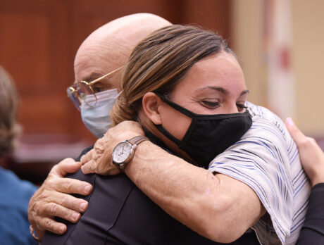 ‘I was hoping he’d be okay’ – Jogger reunites with motorist, police who saved his life
