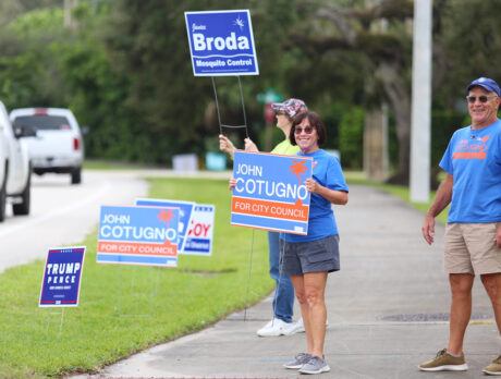 Photos – Voters hit the polls on Election Day