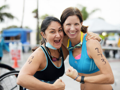 Soaking up the atmosphere at River Challenge Triathlon