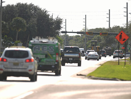FPL power pole upgrade jams traffic, damages grass
