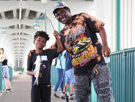 Kid anglers caught up in excitement at Kiwanis outing