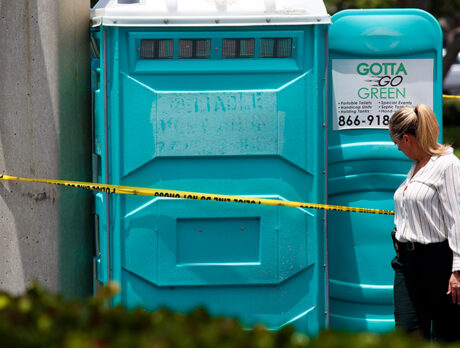Construction workers find man’s body inside Porta Potty