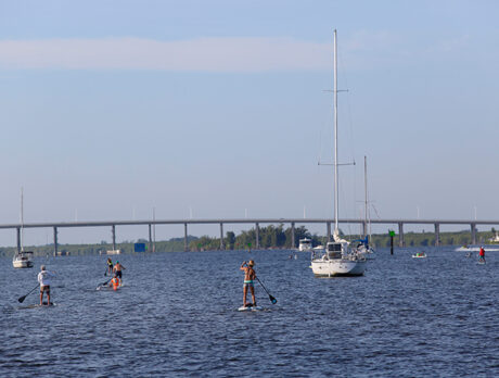 Board-certified fun at ‘Paddle Dash’ lagoon benefit