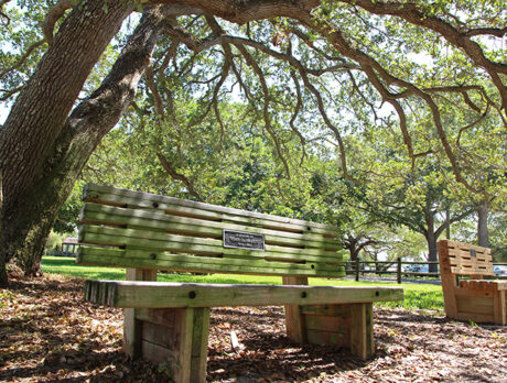 Memorials sprinkled throughout Riverside Park