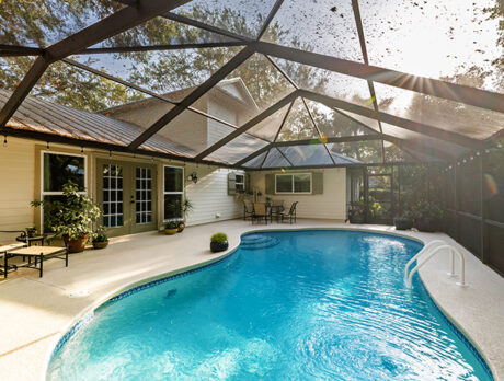Large Central Beach home boasts pool and lush landscaping