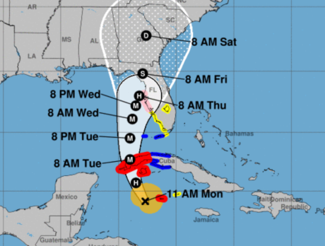 Ian now a hurricane, headed for Gulf Coast