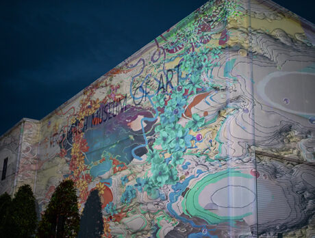 Immersed in projected images at Museum’s Art After Dark