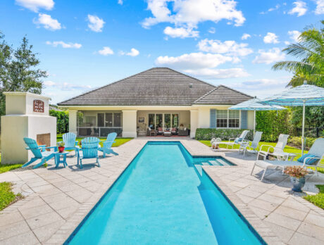 River Club pool home teeming with exquisite touches
