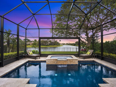 Lake views highlight renovated River Club pool home
