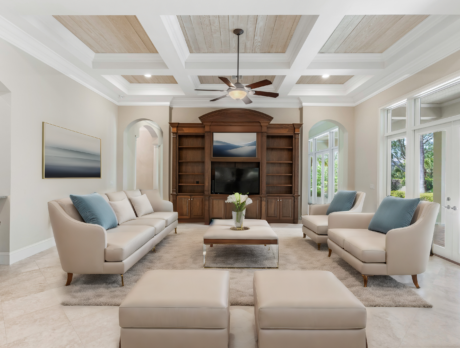 Calmness reigns in this elegant, West Indies-style home