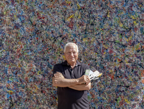 Restaurateur’s vivid paintings feature more than a dash of color
