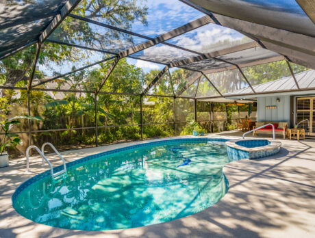Mid-century modern home in Castaway Cove has amazing flow, functionality