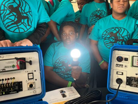 Gifford youth build solar suitcases to power schools, centers in Kenya