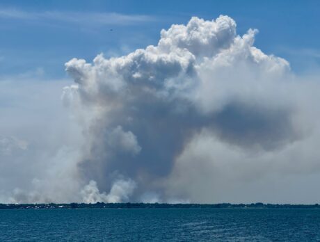 1,700-acre prescribed burn conducted Wednesday at Sebastian River state park